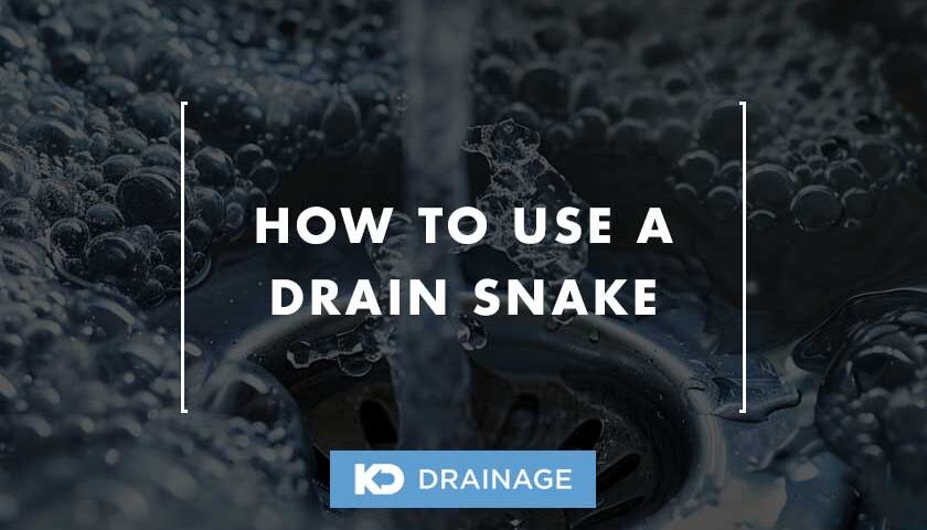 how to use a drain snake